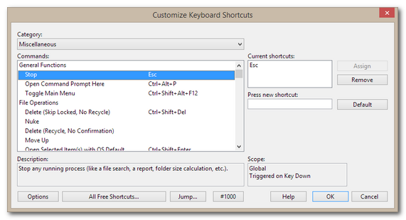 自定義鍵盤快捷鍵