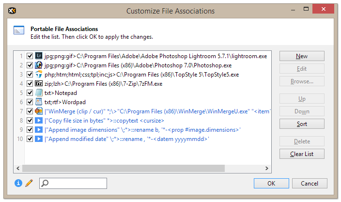 便攜式檔案關聯