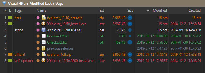 標籤管理（深色模式）